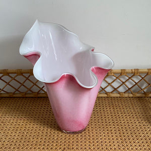 Pink & White Vase