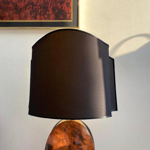Brown Marbled Lamp