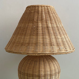 Wicker Table Lamps