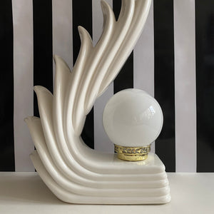 1980s Cascading Flame Lamp