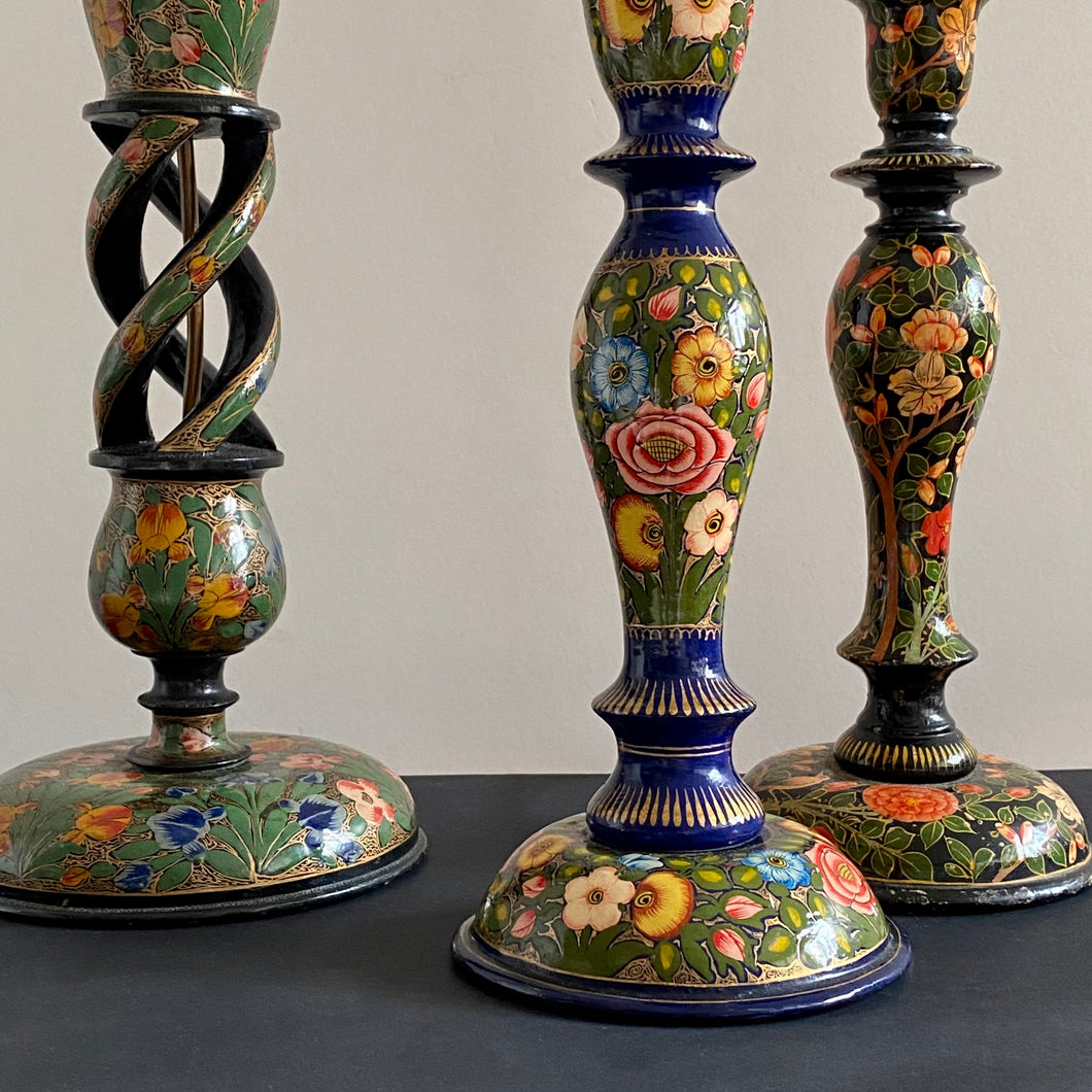 A Selection of Kashmiri Lamps