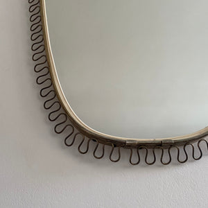 Mid Century Wavy Mirror