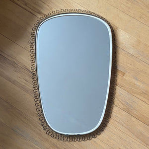 Mid Century Wavy Mirror