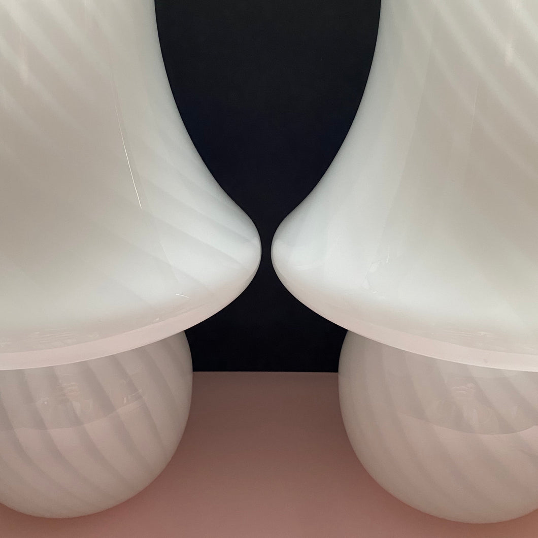 Murano Vetri Mushroom Lamps