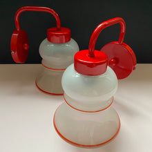 Load image into Gallery viewer, Red Tole Wall Lights
