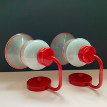 Load image into Gallery viewer, Red Tole Wall Lights
