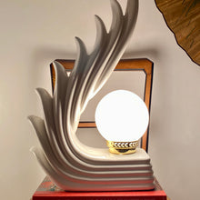 Load image into Gallery viewer, 1980s Cascading Flame Lamp
