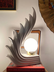 1980s Cascading Flame Lamp