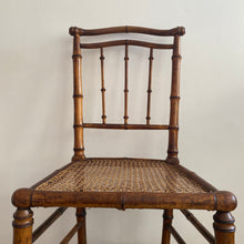 Load image into Gallery viewer, Faux Bamboo Chair
