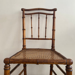 Faux Bamboo Chair