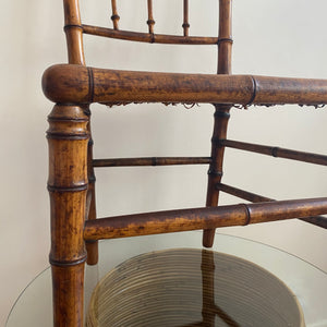 Faux Bamboo Chair