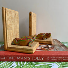 Load image into Gallery viewer, Bamboo Frog Bookends
