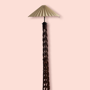 1920's Wicker Floor Lamp