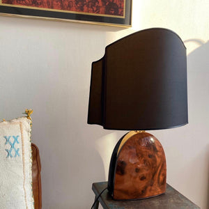 Brown Marbled Lamp