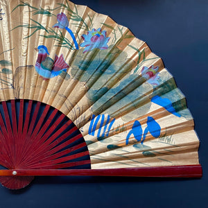 Gold Bird Wall Fan