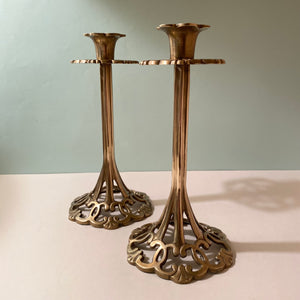 Art Nouveau Candlesticks