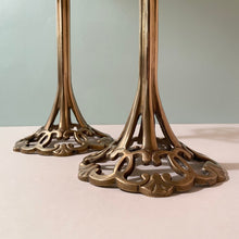 Load image into Gallery viewer, Art Nouveau Candlesticks
