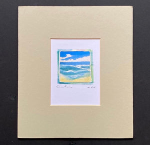 Miniature Seascape Scene