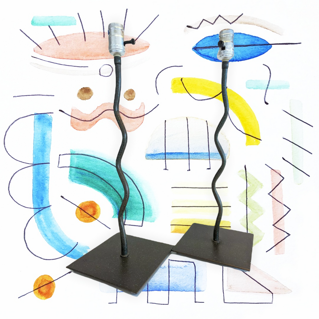 1980s Wiggle Lamps