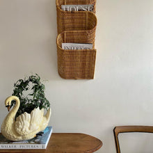 Charger l&#39;image dans la galerie, Wavy Wicker Magazine Rack

